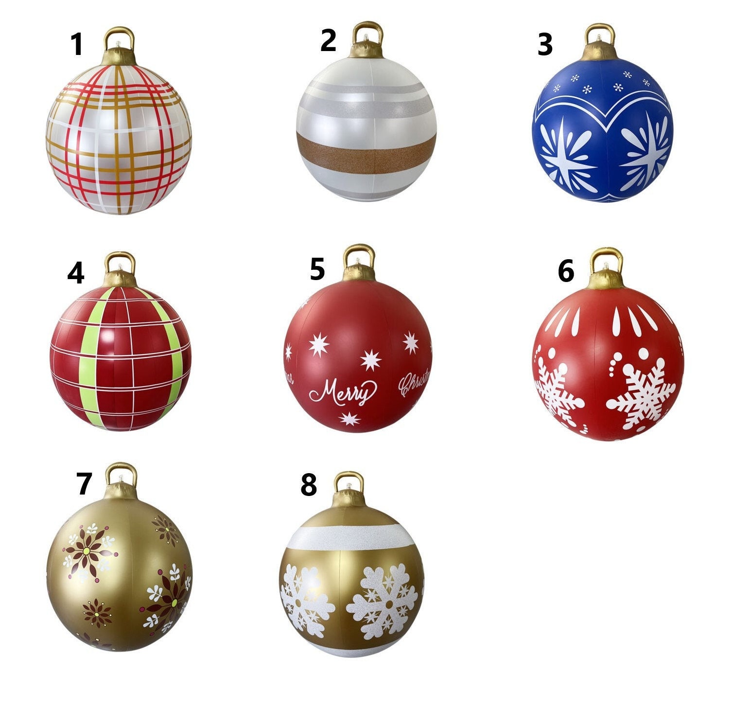 Extra Large Christmas Ball Ornaments Giant Big Xmas Outdoor Etsy