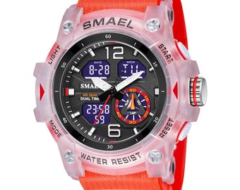 Smales neue Herrenuhr Studenten Outdoor-Sport wasserdichte Dual-Display elektronische Quarzuhr