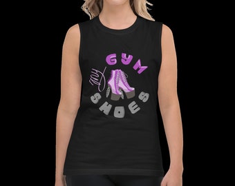 Pole Dancer Shirt | Workout pole dance top | My gym shoes | Heels | Adult clothing