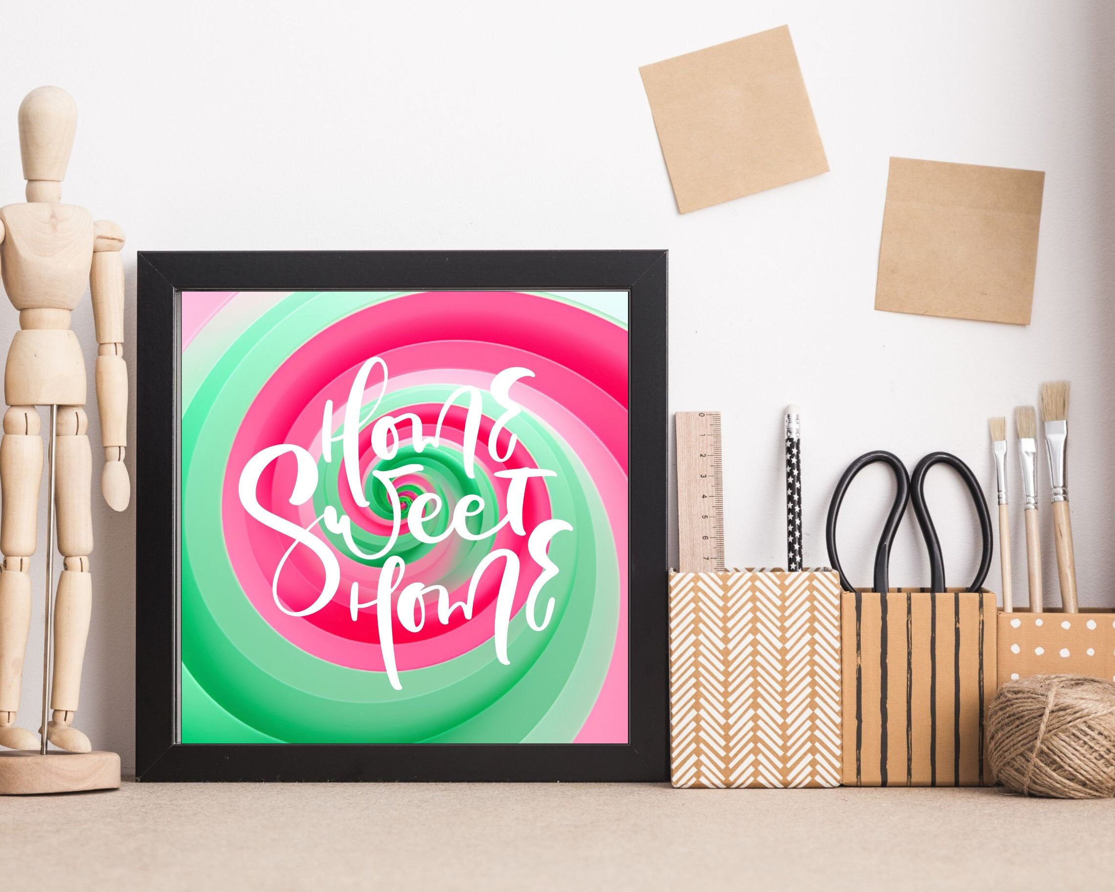 Printable home Sweet Home Poster Vintage Artwork Retro - Etsy