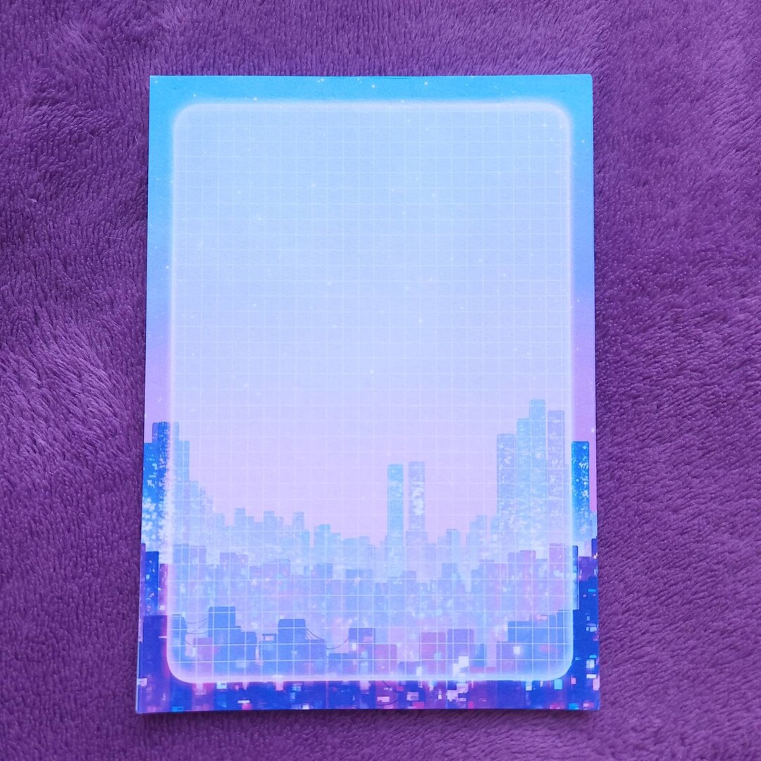 Skyline Notepad 120gsm Aesthetic Notepad for Home Office Etsy