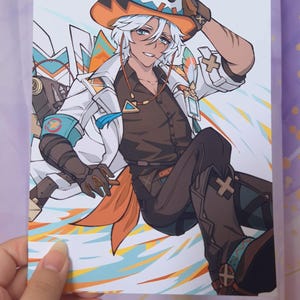 Genshin Art Print | A5 Ifa matte print
