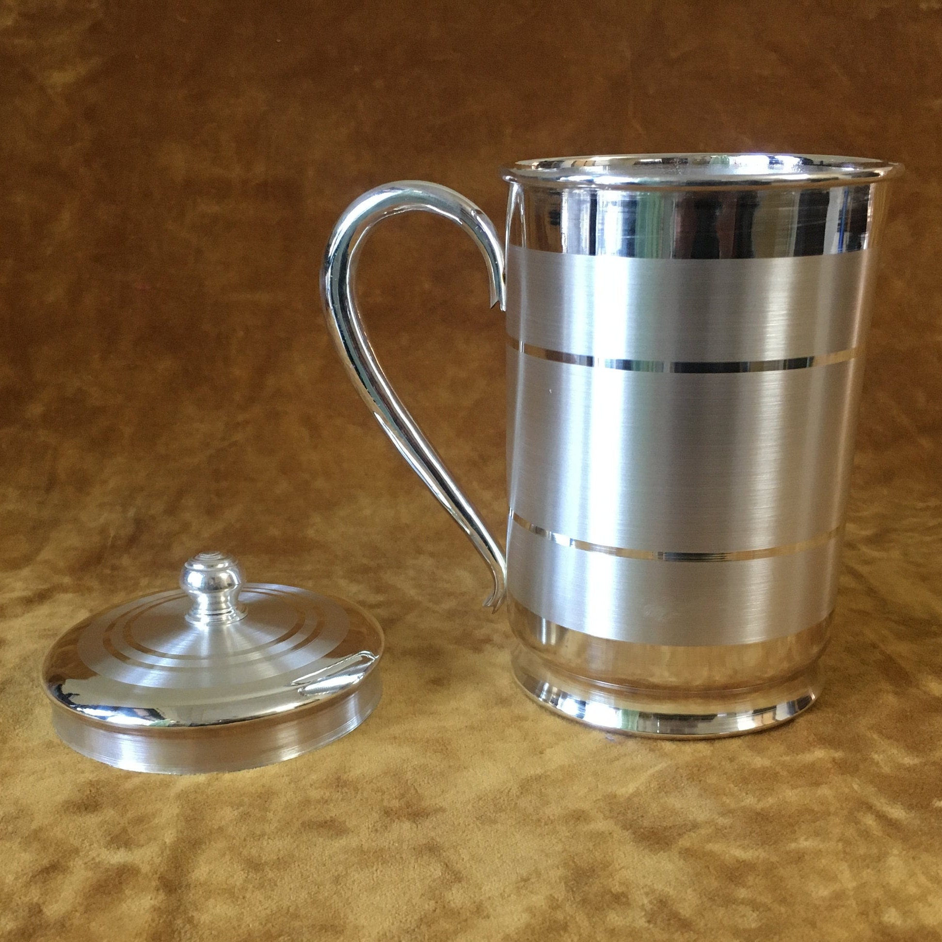 銀牙　湯呑み 銀牙 湯呑み Silver water jug set - Etsy 日本