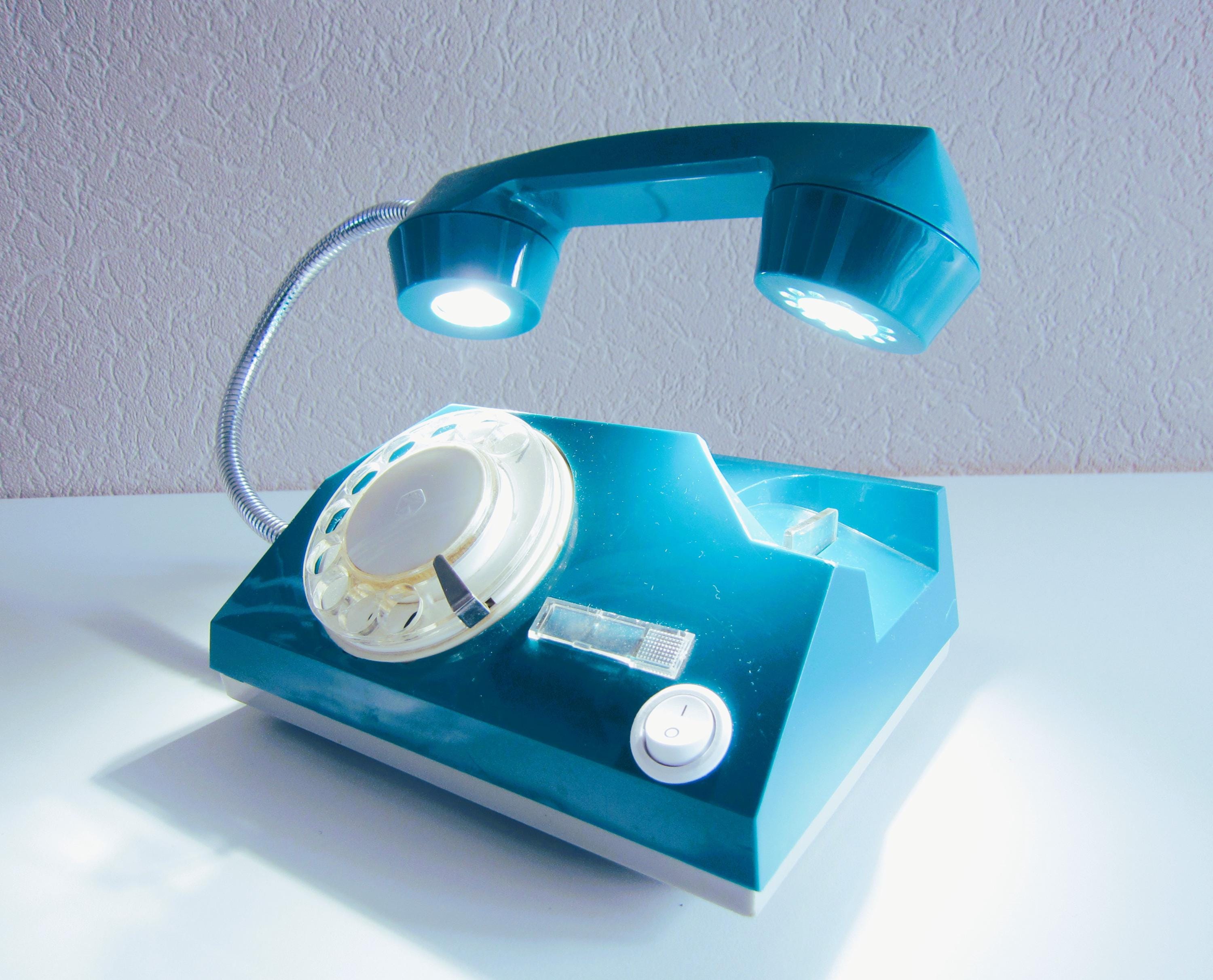 Light Blue Rotary Phone - Etsy