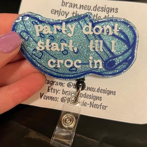 Croc Badge Reel