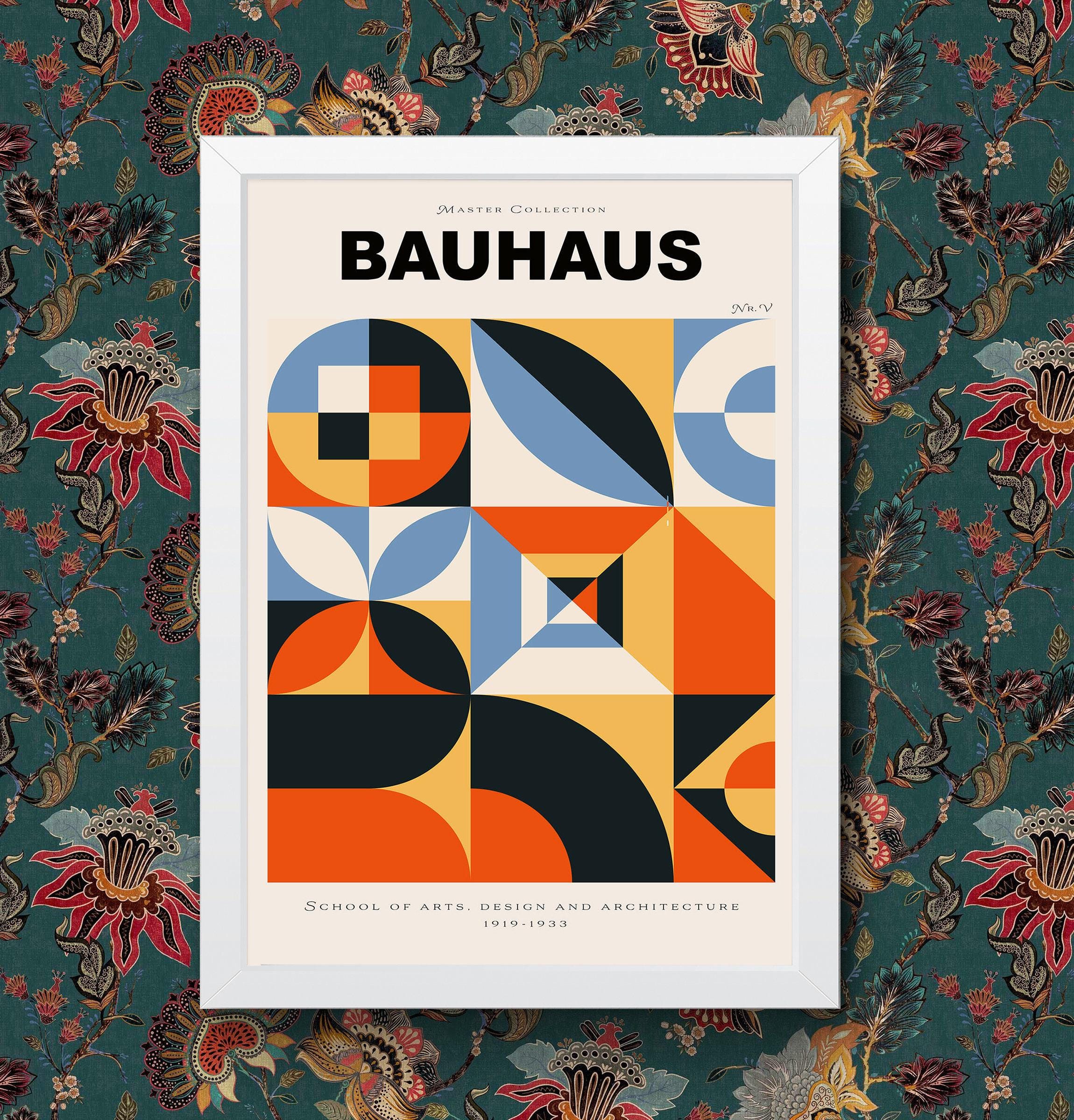 アート・デザイン・音楽 La Bauhaus De Festa 1919-1933 Vintage Bauhaus Wall Art Print: 1919–1933 High Quality Poster