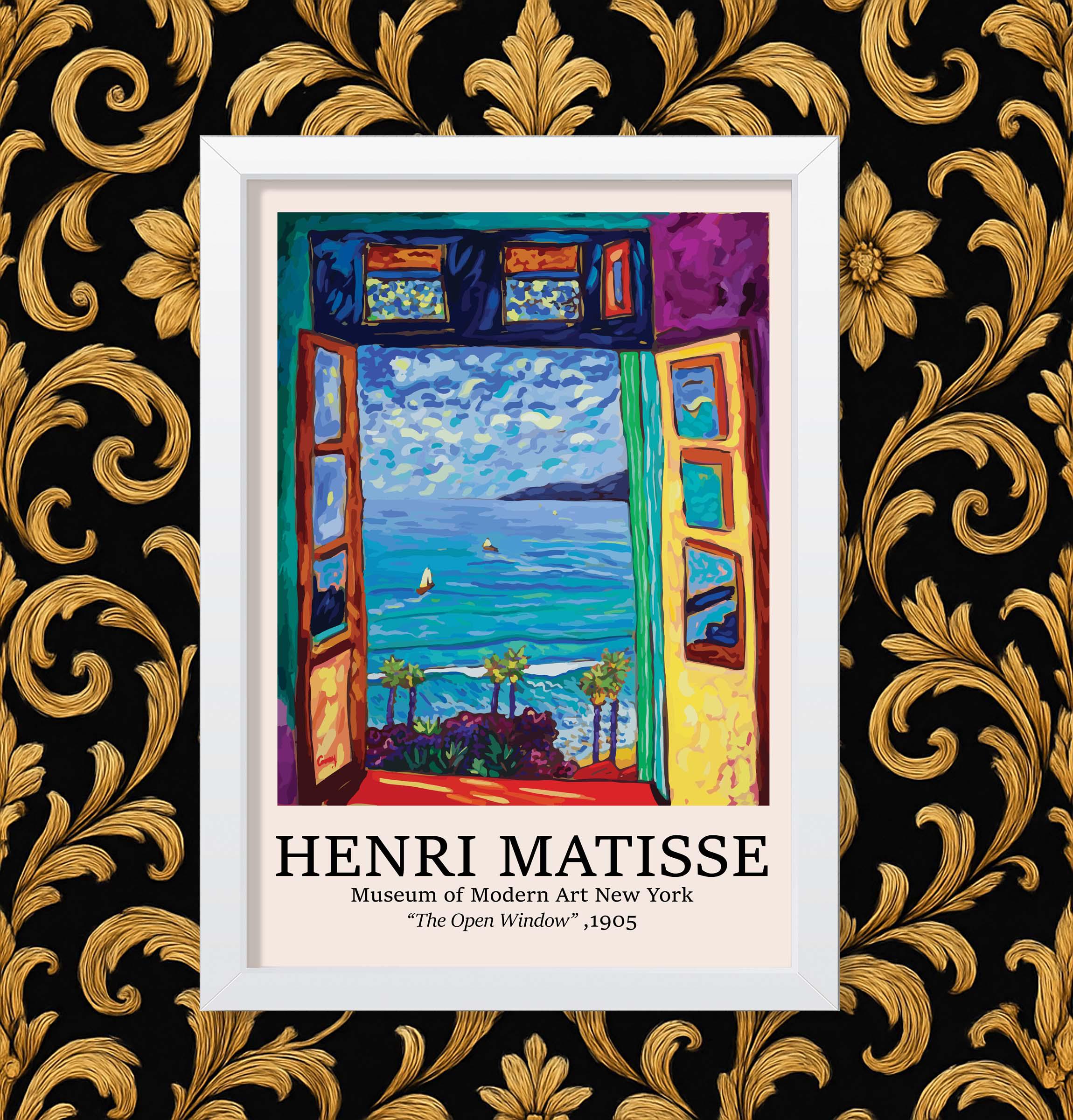 Henri Matisse 'open Window, Collioure', France, 1905, Reproduction