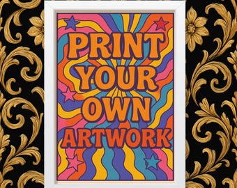 Stampa le tue opere d'arte o foto, qualsiasi oggetto stampato in qualsiasi dimensione, poster da parete con o senza cornice, servizio fotografico digitale personalizzato di alta qualità.