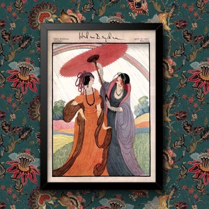 Vintage Magazine Art Cover illustration Helen Dryden 1920's Fashion Beauty Wall Art Poster A5 A4 A3 A2 A1 size print Framed or Unframed