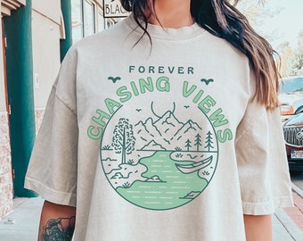 Hiking Shirt Adventure Time Shirt Granola Girl Clothing Granola Outdoorsy Granola Girl Gift Granola Aesthetic PNW Shirt Botanical Hiking