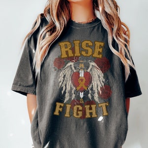 Cancer Fighter Shirt Family Support Awareness Cancer Shirt Matching Cancer Tee Nobody Fights Alone Warrior Breast Cancer Shirt Group