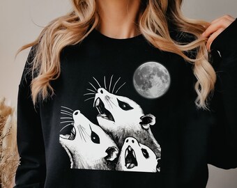 Opossum Shirt Live Fast Eat Trash Opossum Possum T Shirt Opossum Possum Shirt Possum Gift Possum Possums Sweatshirt Hoodie Possum Sw