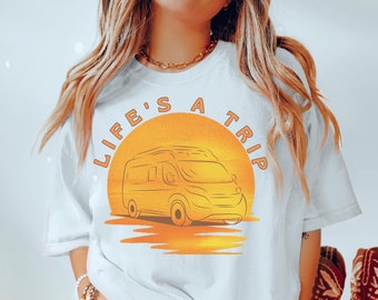 Van life Shirt For Women Van Life Womens Shirts Adventure Shirt Camping Shirt Road Trip Shirt Campervan Shirt Hiking Shirt Van Life Tshirt
