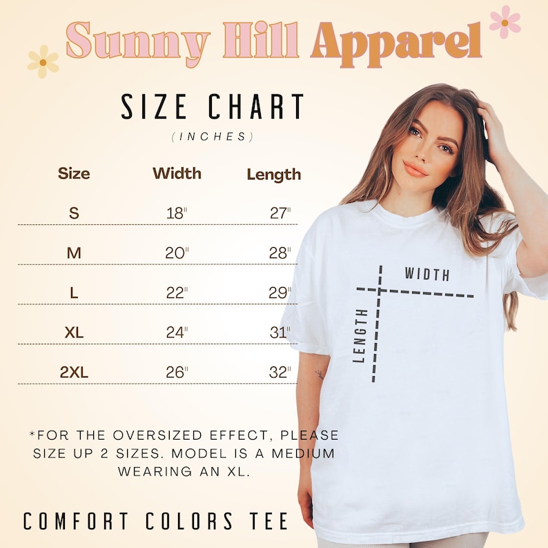 a women's size chart for a t - shirt
