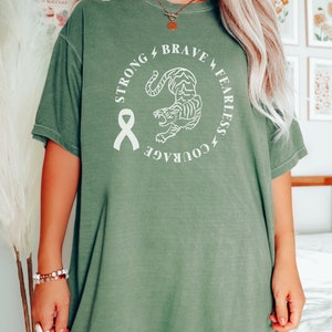 Cancer Fighter Shirt Family Support Awareness Cancer Shirt Matching Cancer Tee Nobody Fights Alone Warrior Breast Cancer Shirt Group
