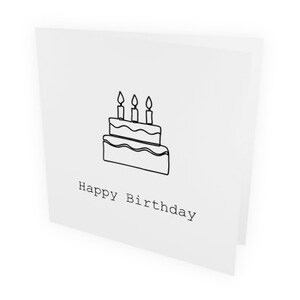 TÉLÉCHARGEMENT NUMÉRIQUE | Joyeux anniversaire | Carte d'anniversaire | gâteau