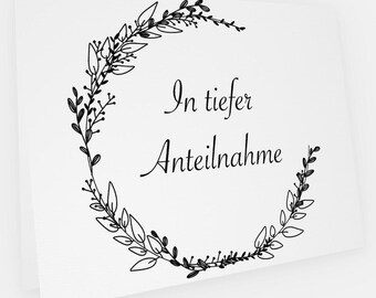 DIGITAL DOWNLOAD | Mourning card | Condolence card | Sympathy card