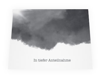 DIGITAL DOWNLOAD | Sympathy Card | Condolence Card | Condolences (German)