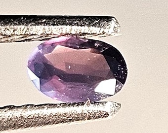 Natural certified  Color Change Alexandrite Gemstone: Oval Faceted Rare Gem (4.26 x 2.92 mm)