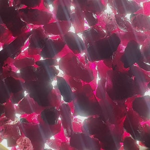 Natural Unheated Ruby Rough: July Birthstone, Healing Crystal