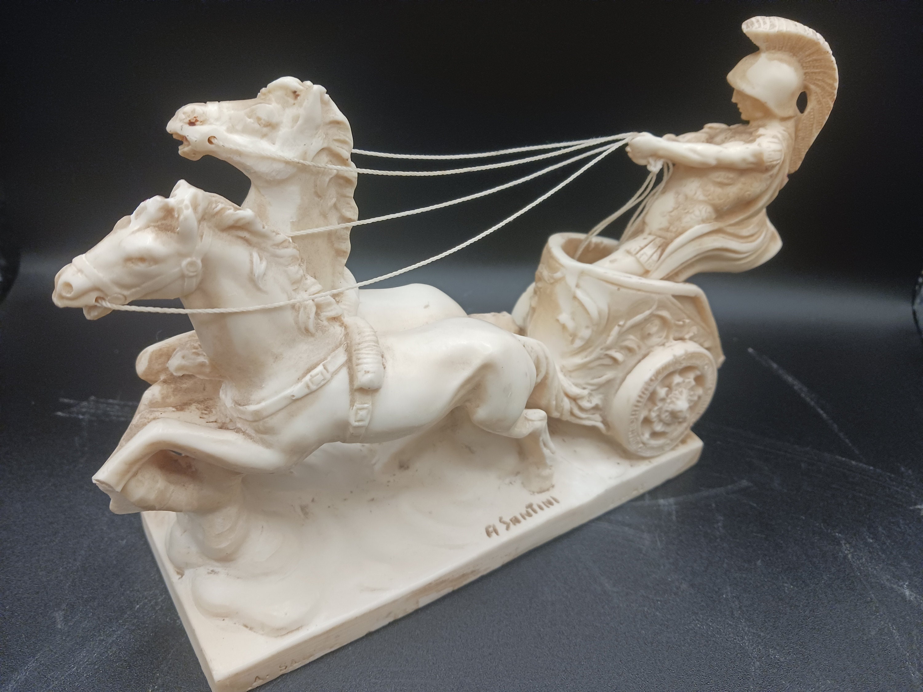 Vintage Ben Hurr A. Santini Statue - Etsy