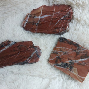 High Quality Hematite Brecciated Jasper Lapidary rough cut gemstones