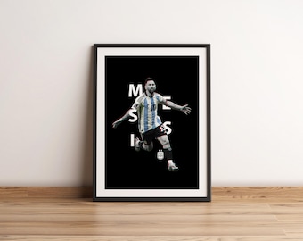 Lionel Messi Print, Poster, Argentina