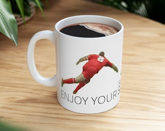 Steven Gerrard Ceramic Coffee Mug - Liverpool FC Fan Gift
