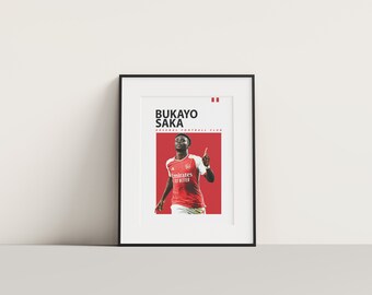 Bukayo Saka, Arsenal FC Digital Print