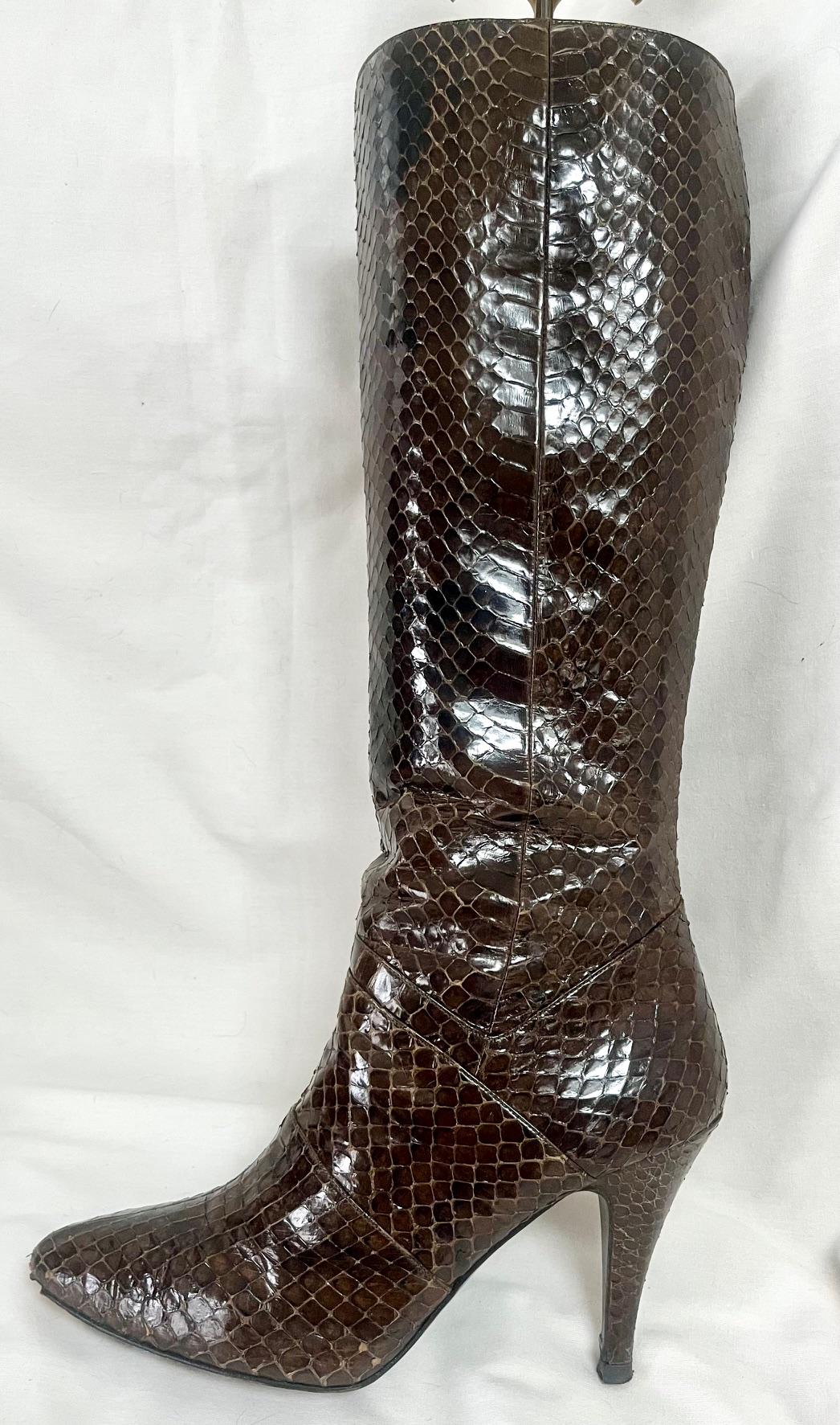 Leather Hobbs Snakeskin Shoes HOBBS Leather High Heal Snakeskin