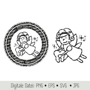 Zahnfee Zahn Fee Kinder Kindheit Gesundheit Plotterdatei Cricut Silhouette Plotter Digitale Datei EPS SVG PNG Vektor Illustration