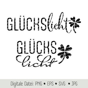 Glückslicht - Gartenfackel - Kerze - Licht - Plotterdatei Cricut Silhouette Plotter Digitale Datei EPS SVG PNG Vektor Illustration