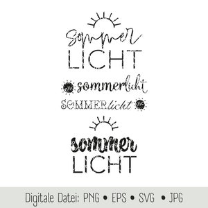 Sommerlicht - Gartenfackel - Kerze - Licht Plotterdatei Cricut Silhouette Plotter Digitale Datei EPS SVG PNG Vektor Illustration