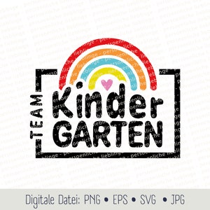 Team Kindergarten Child Kindergarten child - first day in kindergarten - Plotter file Cricut Silhouette Plotter Digital file