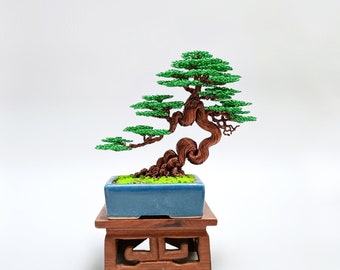 Drahtbaumskulptur | Baum des Lebens | Kupferdraht-Bonsai-Baum| Wohndeko-Geschenk | Muttertagsgeschenk | einzigartige Geschenkkunst | Vatertagsgeschenk Tochter