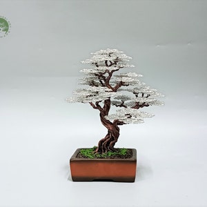 Wire bonsai tree art | new home gifts | tree of life | japan art deco | wire copper bonsai | father's day gift | grandpa gift | desk deco