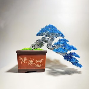 Copper wire bonsai tree, Home deco, wire tree sculpture, tree of life, desk decor, bonsai tree, Father&#39;s Day gift, gift for him