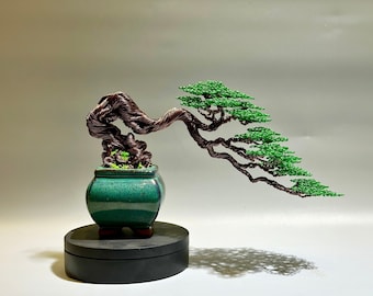 Wire bonsai tree, wire tree sculpture, bonsai tree, tree of life, copper wire bonsai, artificial bonsai, bonsai handmade, bonsai tree live