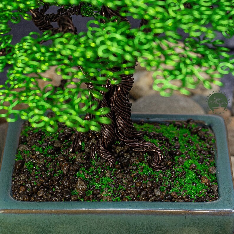 Father Day Gift Daughter Copper Wire Bonsai Tree Wire Tree Sculpture