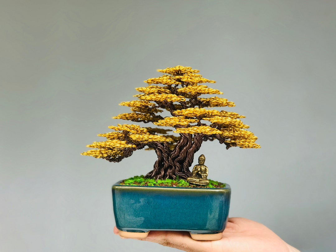 Bonsai Tree, Wire Bonsai Tree, Wire Bonsai, Desk Decor, Wire Tree, Wire Tree Sculpture, Wire