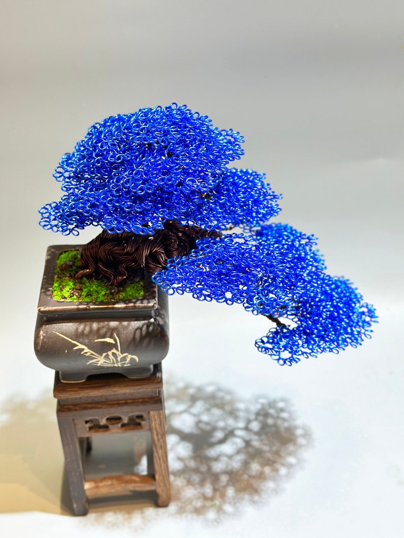 Wire Bonsai Tree, Wire Tree Sculpture, Tree of Life, Desk Decor, Bonsai ...