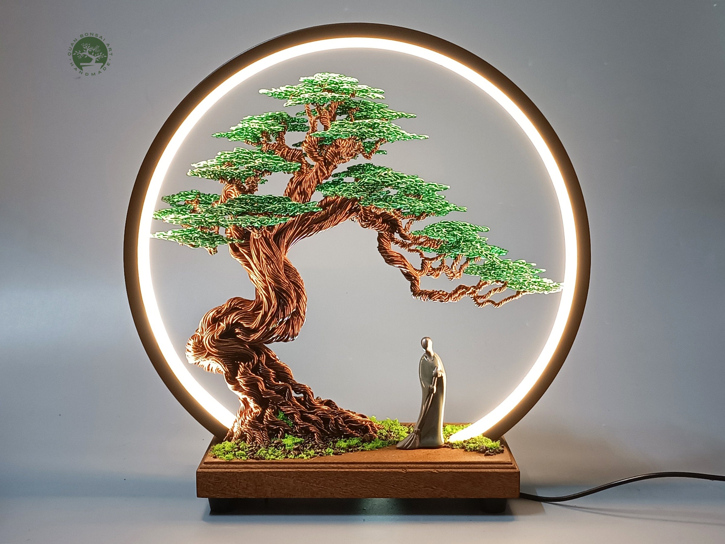 Wire Bonsai Tree With LED Lights, up to 35cm High, Suitable for