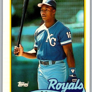 Carte de baseball Bo Jackson Topps vintage 1989 rétro