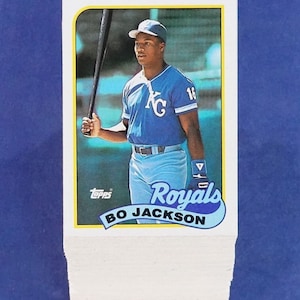 Vintage 1989 Bo Jackson Baseball card lot of 100 CARDS Topps trading cards retro sports