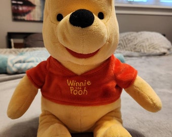 Vintage Winnie the Pooh plushie stuffed animal teddy bear Disney toy