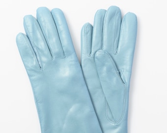 Alexandra women&#39;s Italian butter soft hairsheep nappa leather gloves with 100% merino wool lining