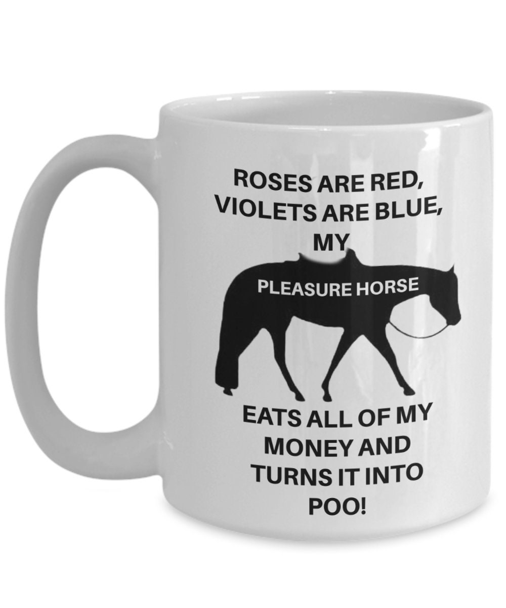 Western Pleasure Horse, Show, Quarter Horse, Coffee Tea Cup Etsy