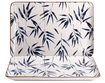 Casa Japan Rectangular Plate Bamboo 20 x 30cm