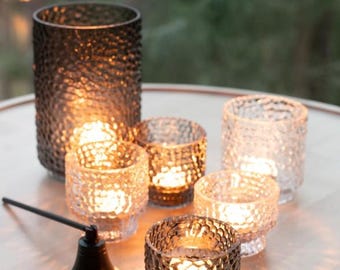 Chic Multicolor Glass Votives - Perfect for Any Decor!