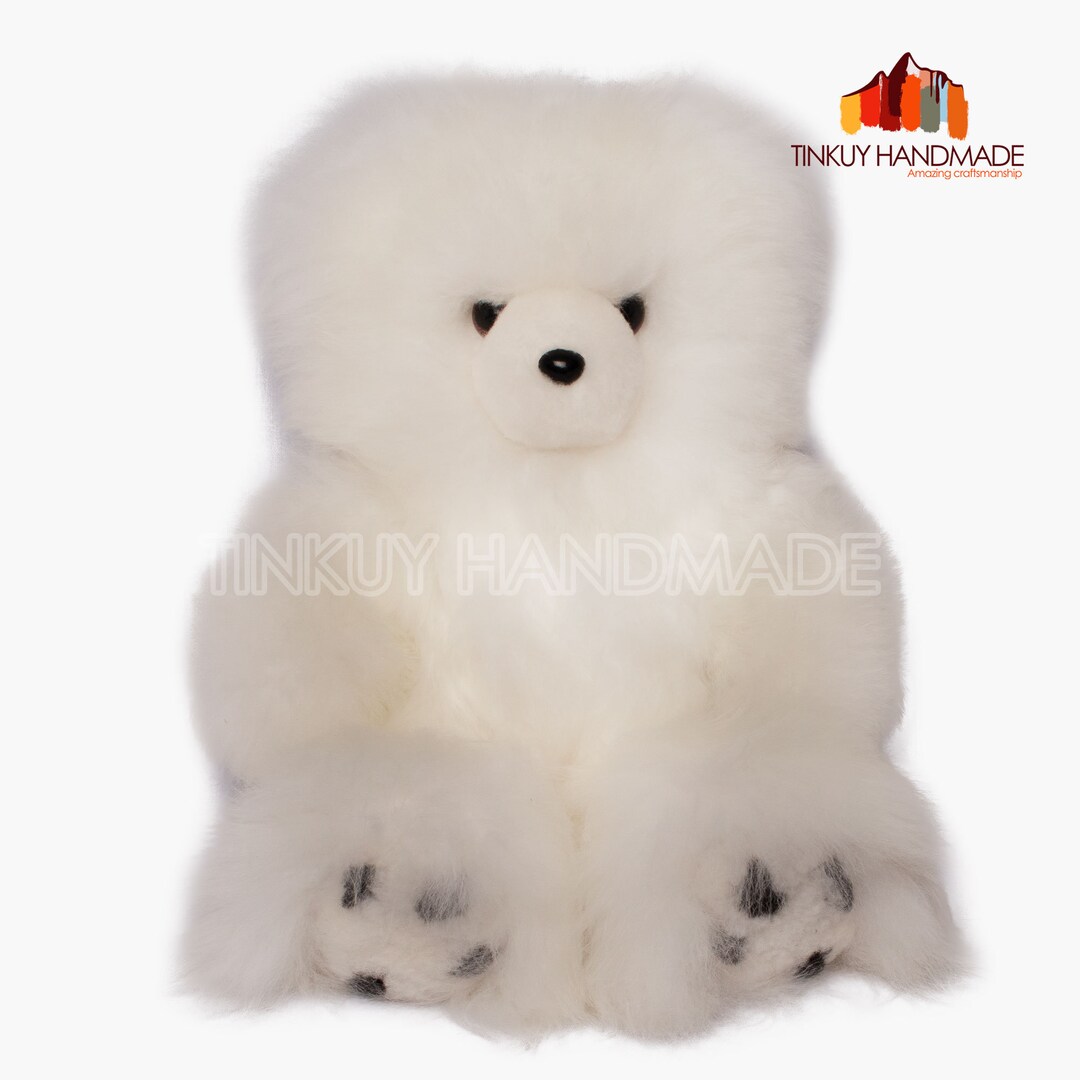 Teal Alpaca Bear Large main image 1